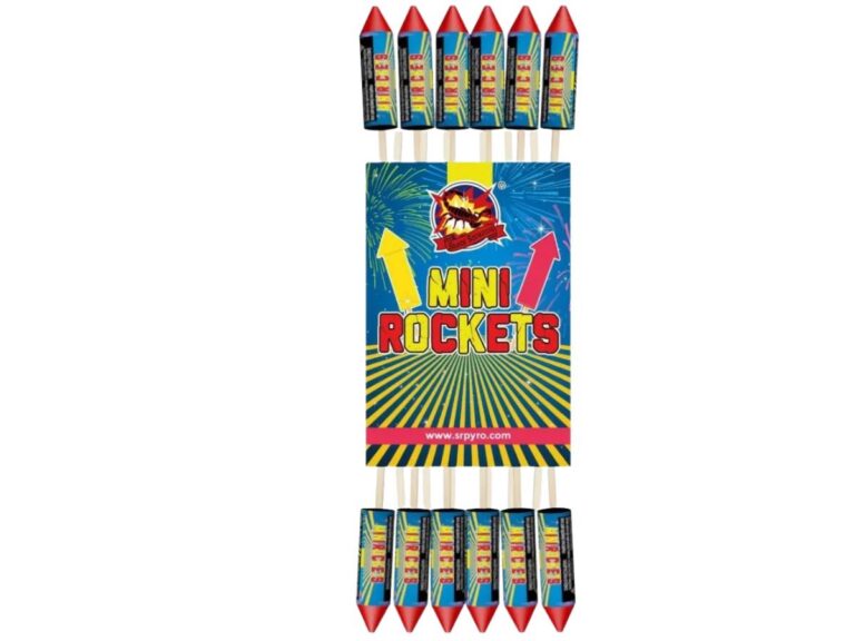 Mini rakety 12ks/bal