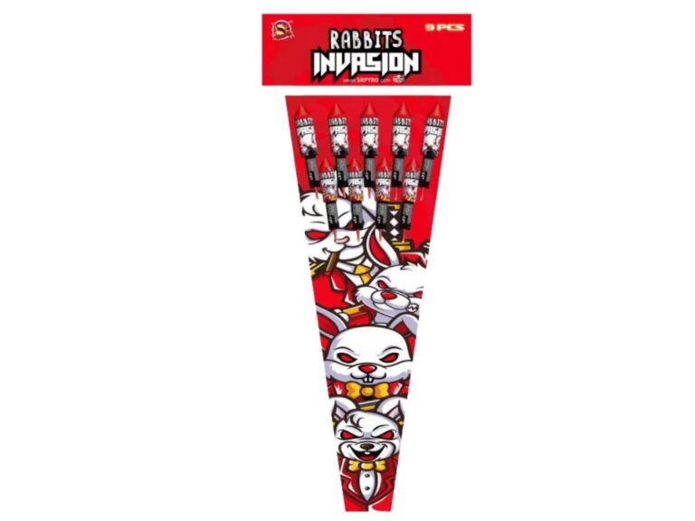 Rakety Rabbits Invasion 9 ks/bal